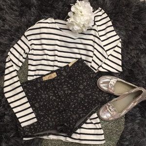 Hollister Grey and Black Leopard Shorts